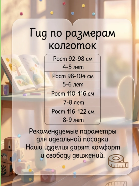 Колготки детские для девочек, повседневные