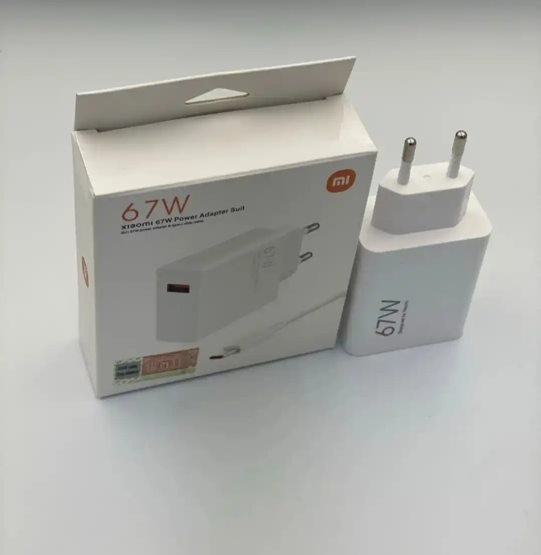 Xiaomi 67W Turbo Max зарядное устройство, адаптер + кабель Type-C 1 м, USB-A