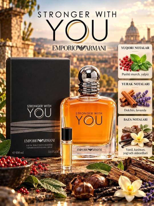 Stronger With You — выразительный, насыщенный аромат для мужчин - 
