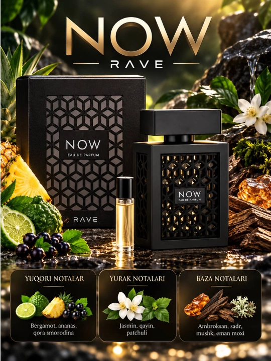 Now Rave, мужской аромат отливант - 