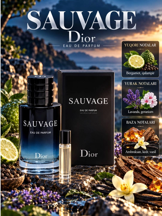Dior Sauvage — Для приятного и притягательного аромата — от Atirchi. Uz - 