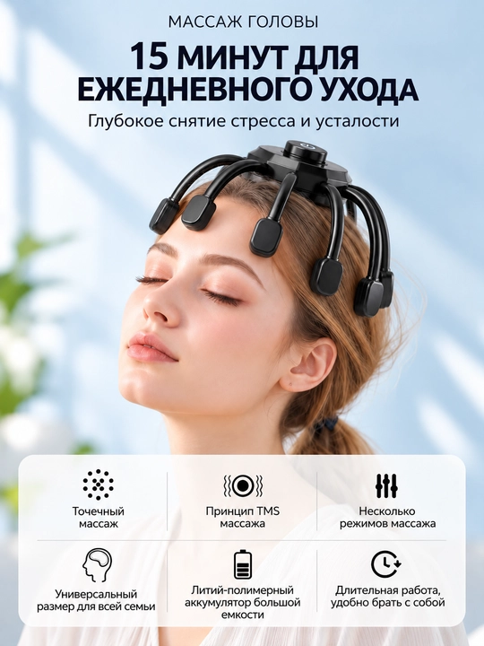 Bosh uchun elektr massajer - 