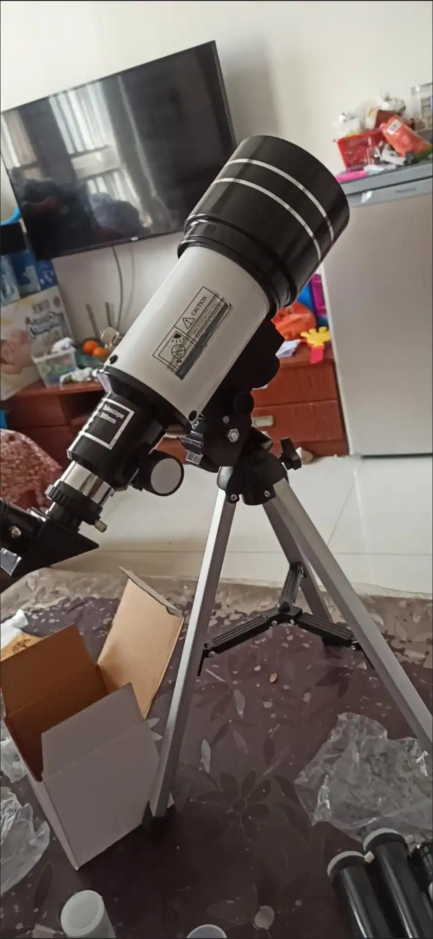 Teleskop F30070 – Professional astronomik teleskop, 70 mm obyektiv, 150x kattalashtirish