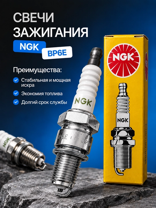 Avtomobil uchun o't oldirish svechalari, NGK, dvigatel uchun - 
