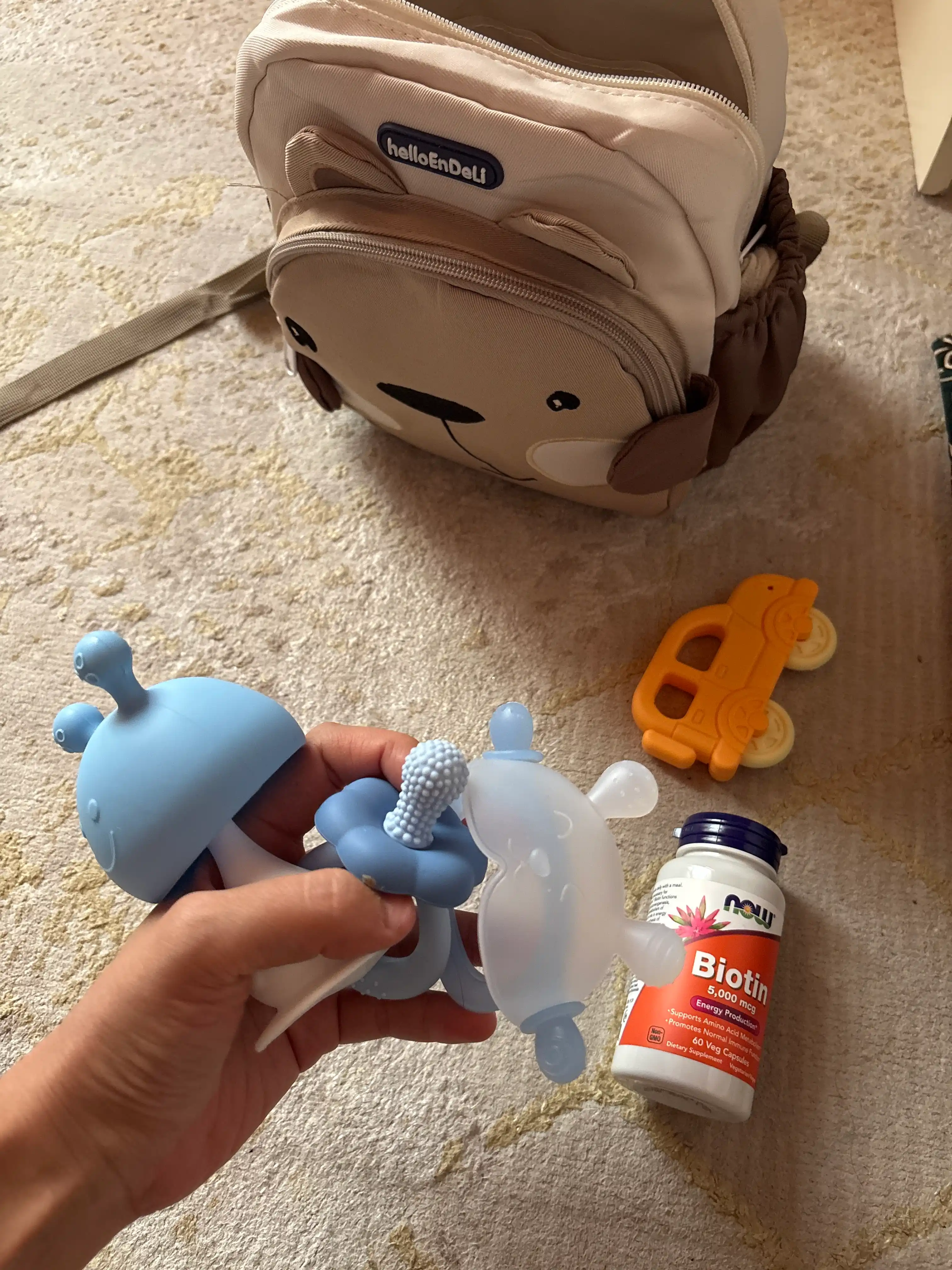 Зубогрыз, мягкий силикон, BPA Free, безопасно с 0+ месяцев