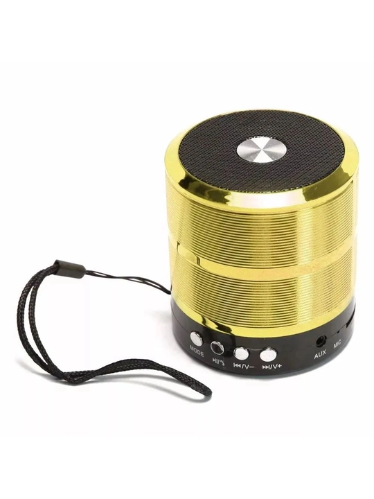 WS-887 Bluetooth Kolonka Simsiz Karnay FM Radio USB TF AUX Portativ Dinamik Qora