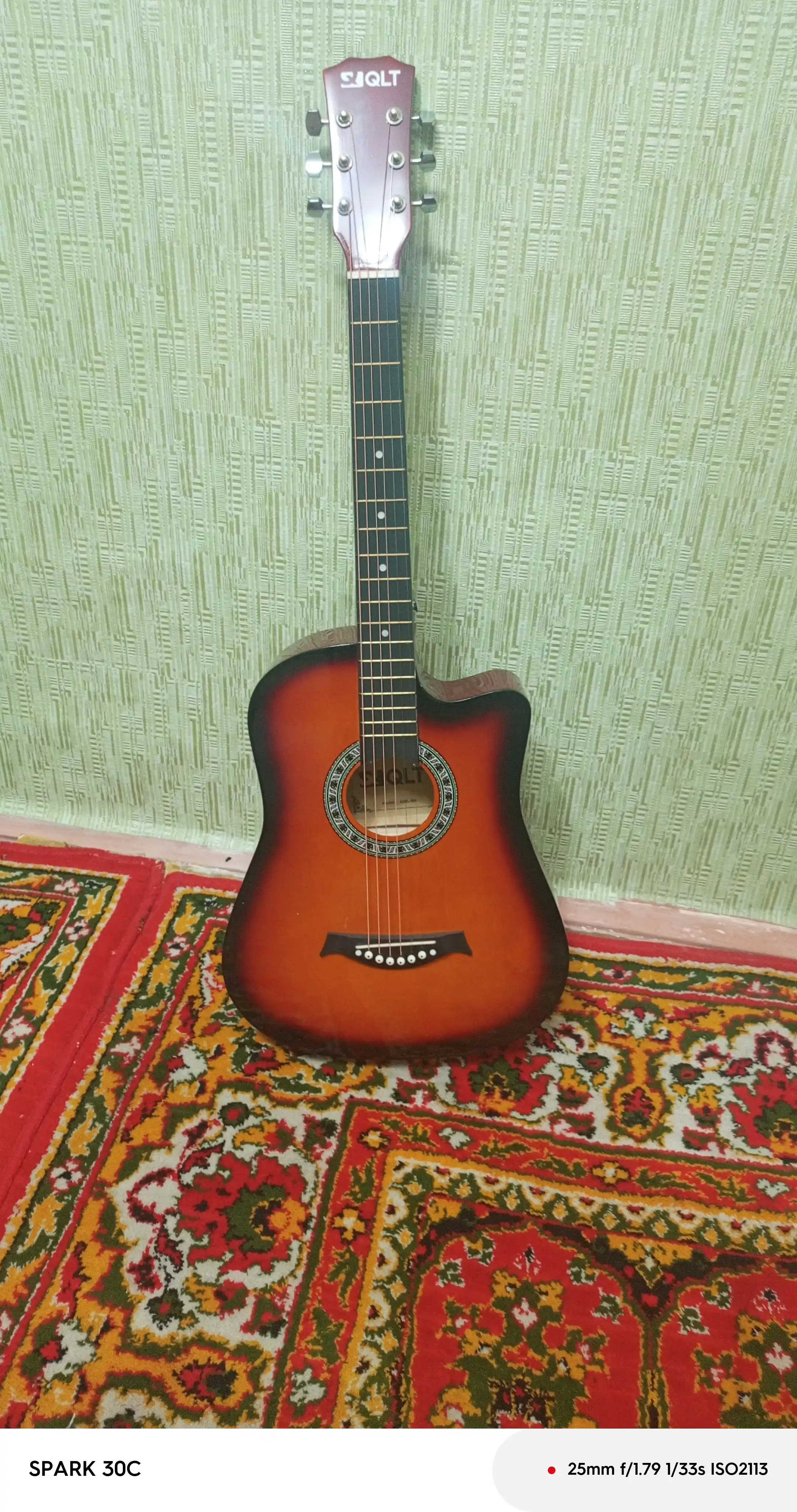 Akustik gitara QLT, 38 dyum