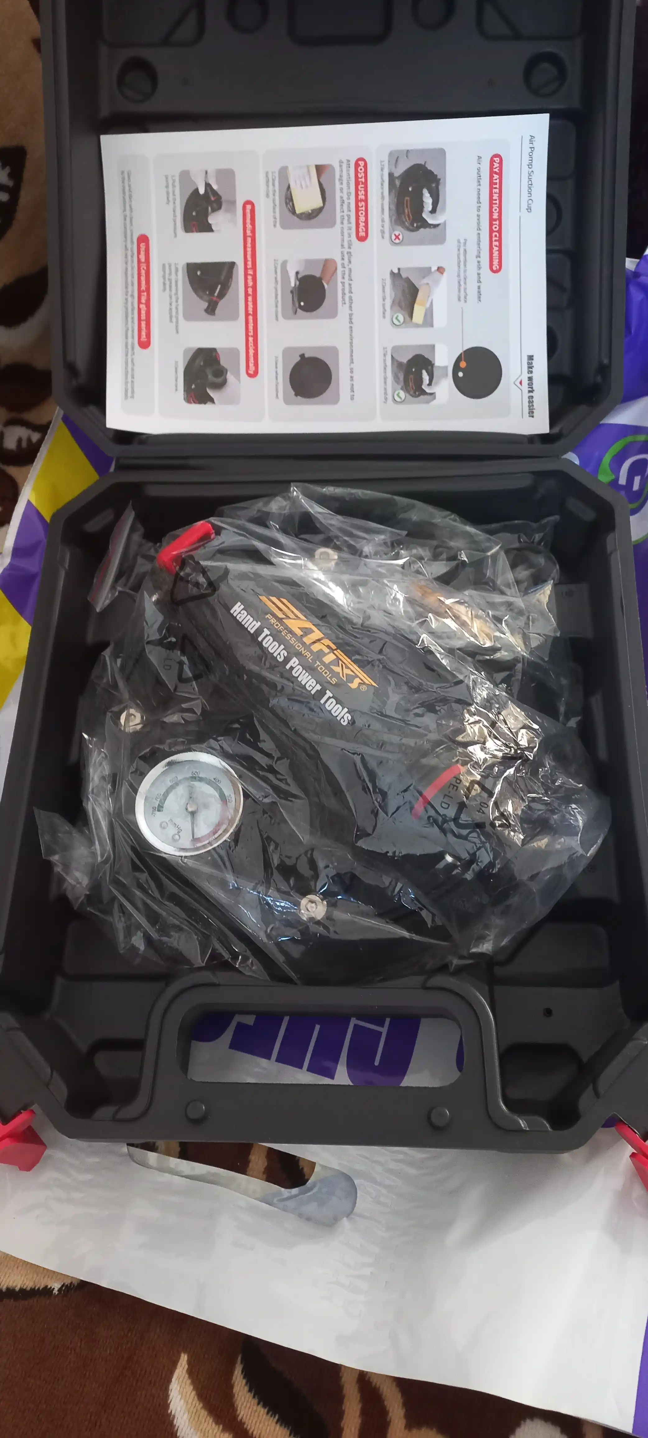 Vakuumli so'rg'ich, kafel, oyna va plitkalar ko'tarish uchun mo'ljallangan