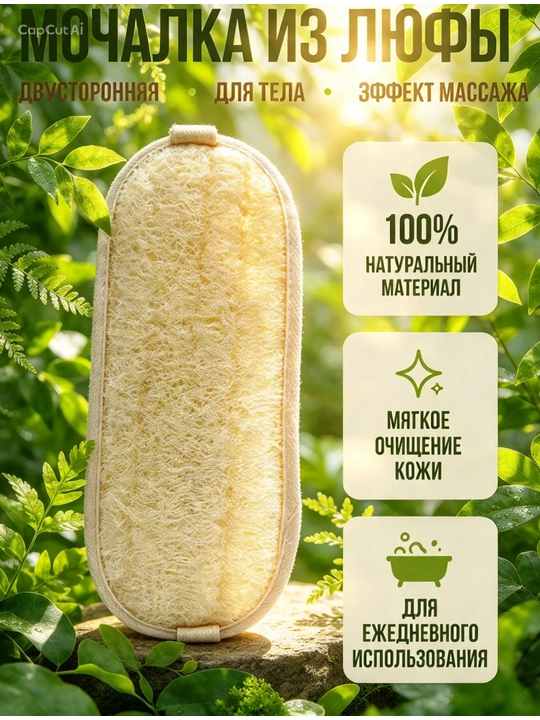 Lyufli mochalka yuz va tana uchun - 