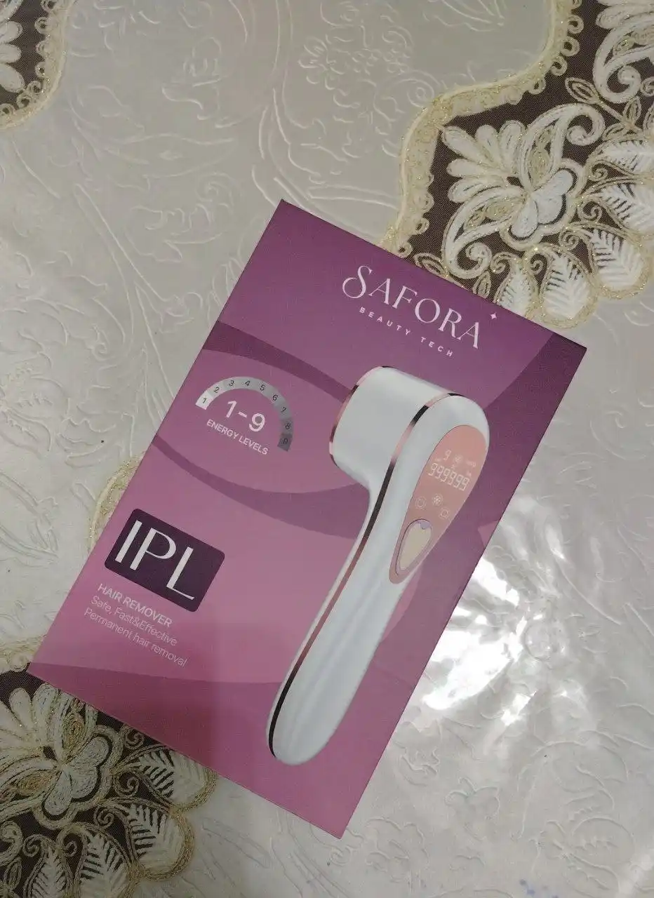 Lazerni epilyator Safora, fotoepilator va lazerli depilyator yuz va tana uchun
