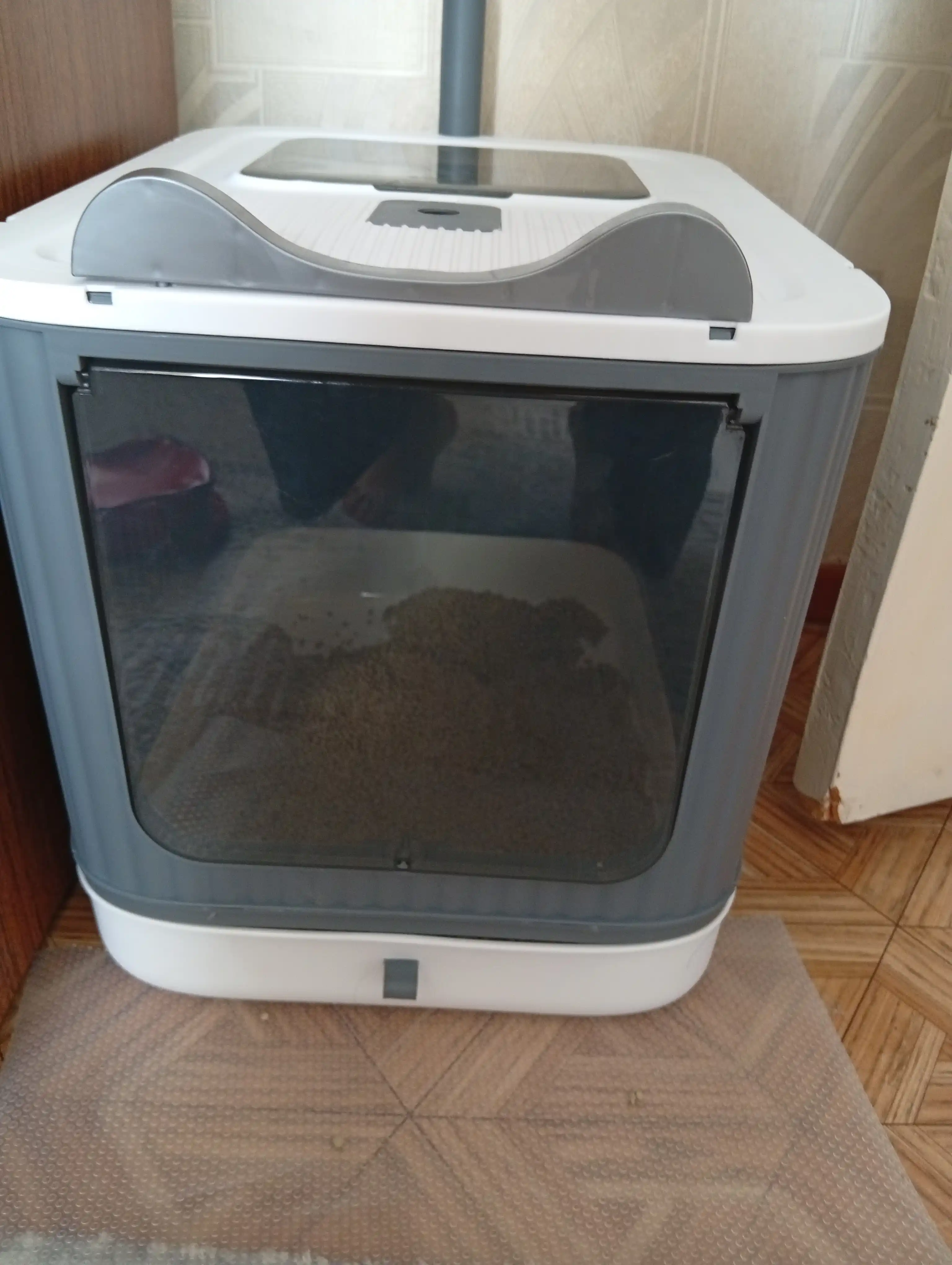 Закрытый туалет для кошек