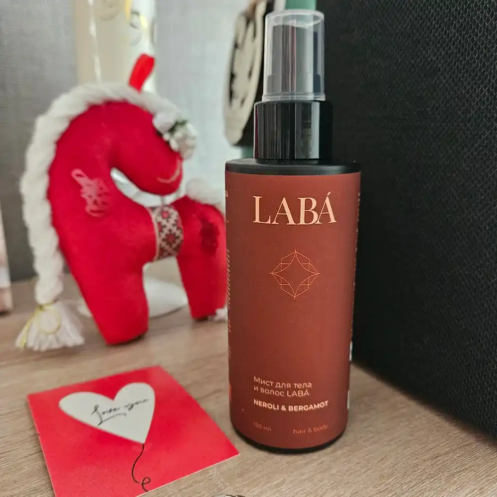 LABA neroli & bergamot tana va soch uchun mist, 150 ml