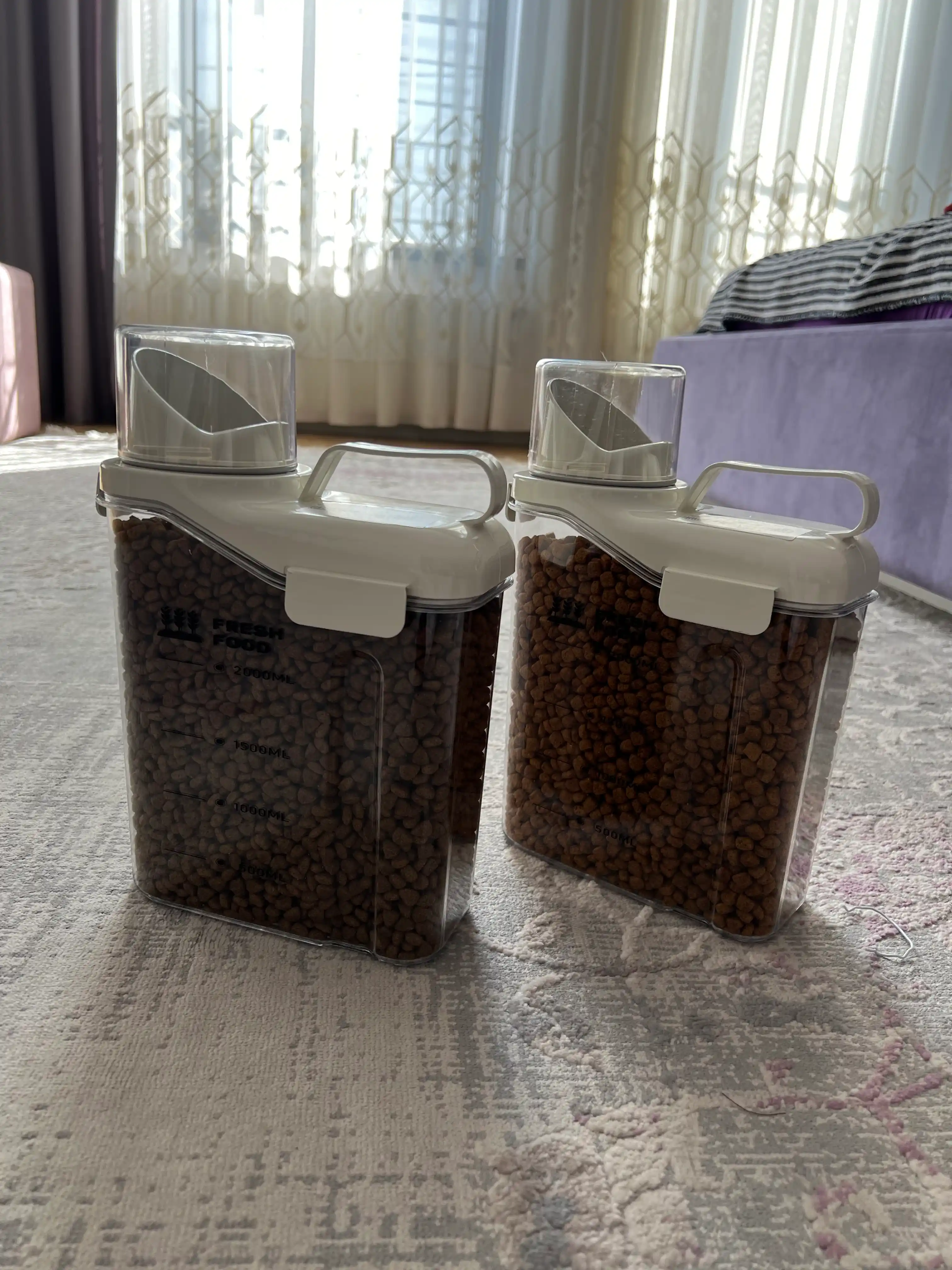 Кухонный контейнер, для хранения сыпучих продуктов, c герметичной крышкой