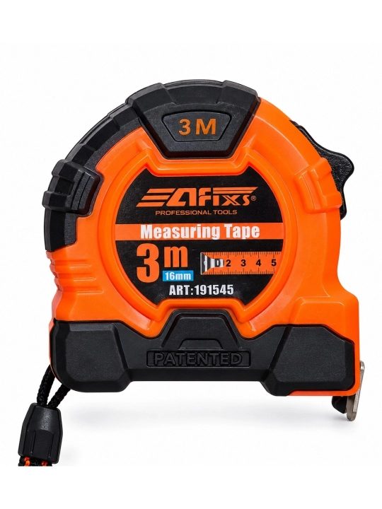 AFIXS professional qurilish o‘lchov ruletkasi 3 m 5 m 7,5 m 10 m