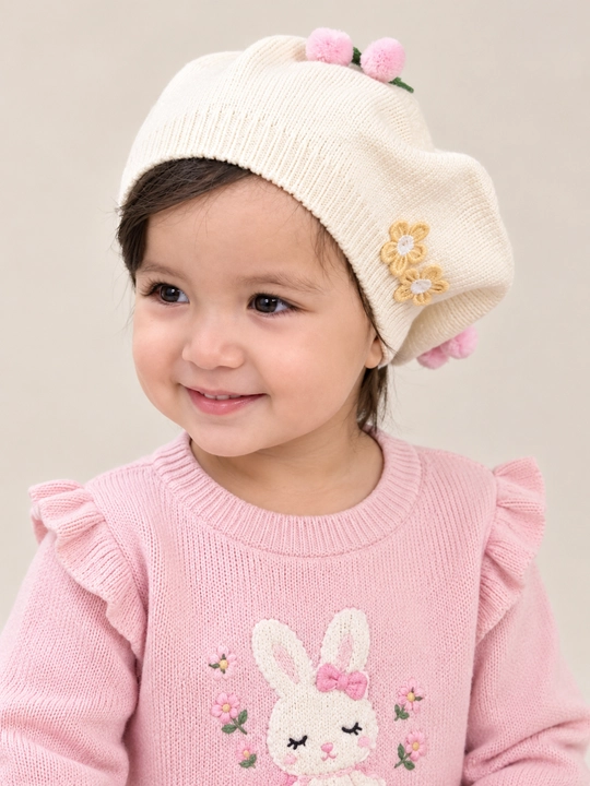 Беретки для девочек, 2-6 лет - 