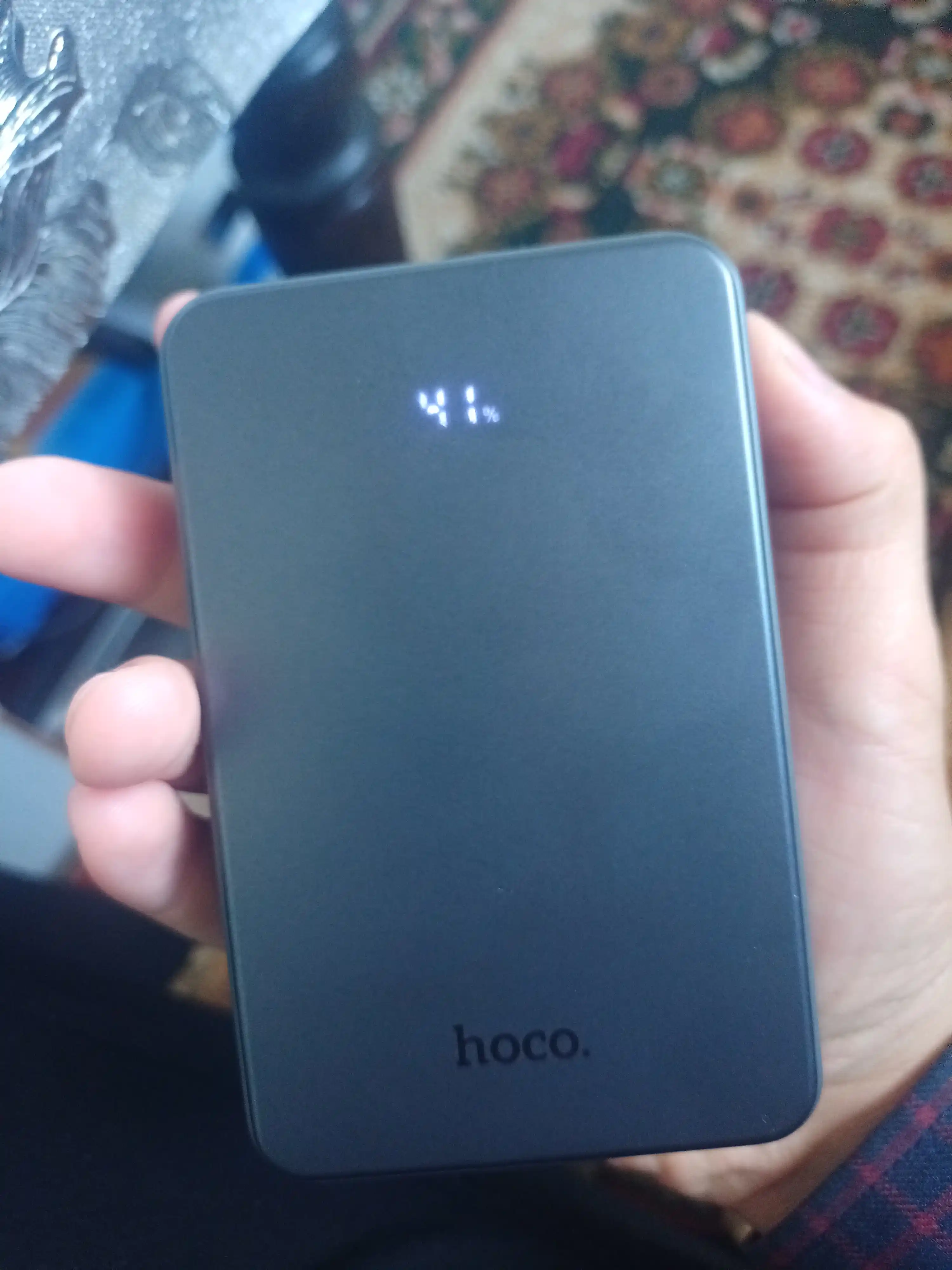 Повербанк HOCO J170A, 20000 мА·ч, 22,5 Вт, PD 20 Вт, с кабелем USB-C и дисплеем