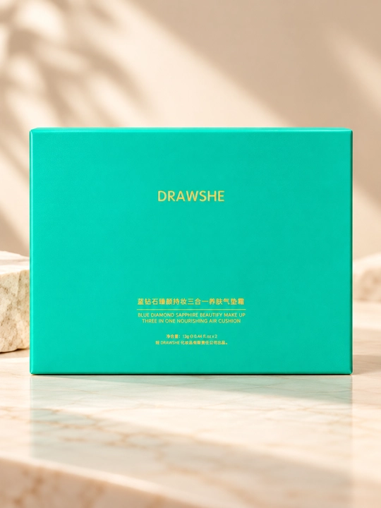 DRAWSHE 3 в 1 — Тональный крем-кушон для лица Blue Diamond