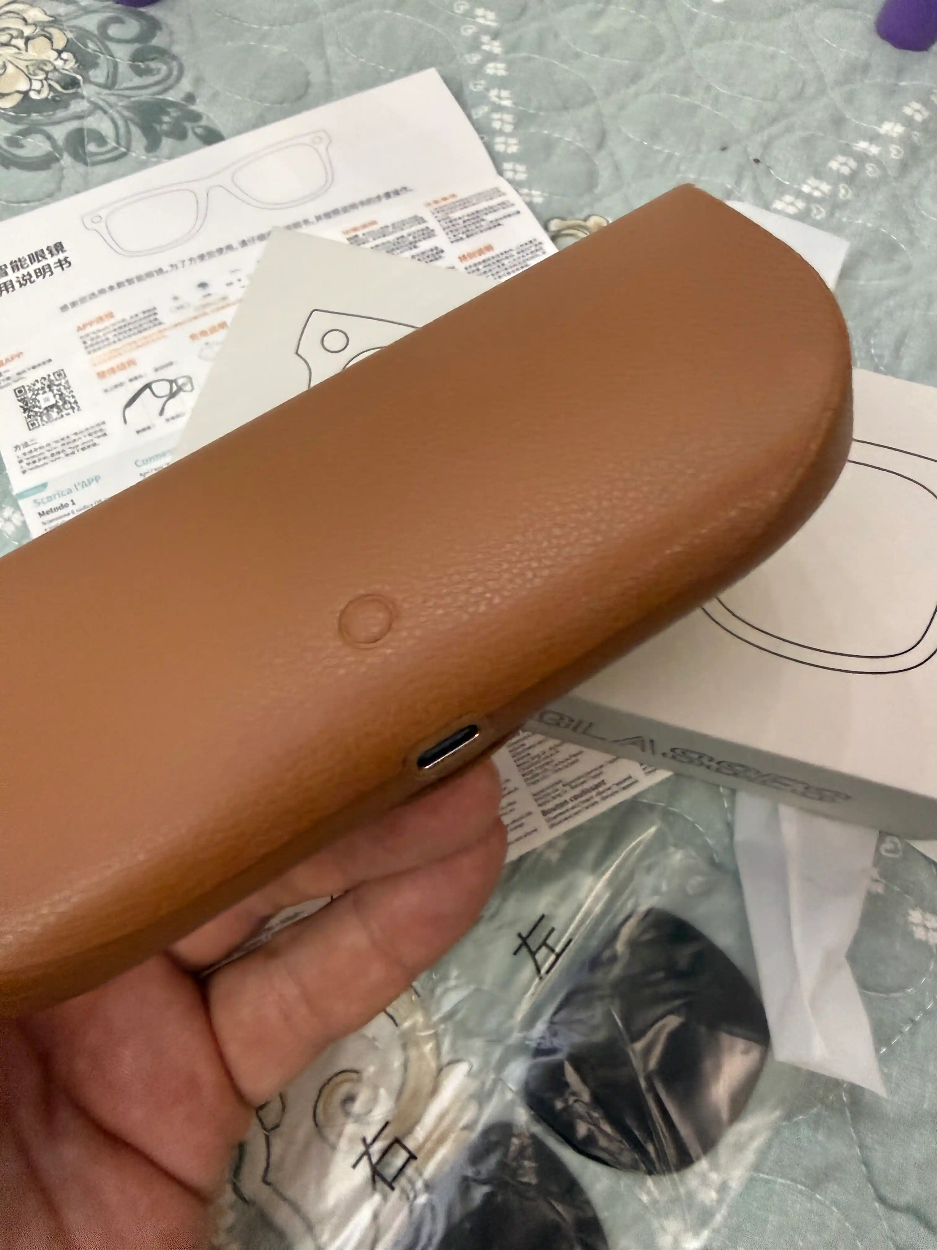 AI kamera-ko‘zoynak 1080P, 220 mAh, sensorli boshqaruv, Bluetooth/Wi-Fi