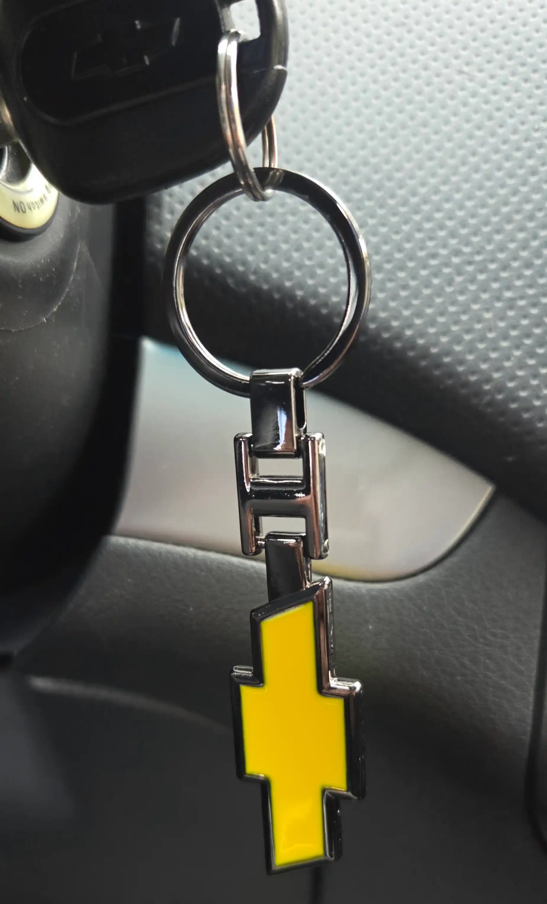 Chevrolet kalit brelogi, avtomobil uchun metall brelok, kalitlar uchun aksessuar