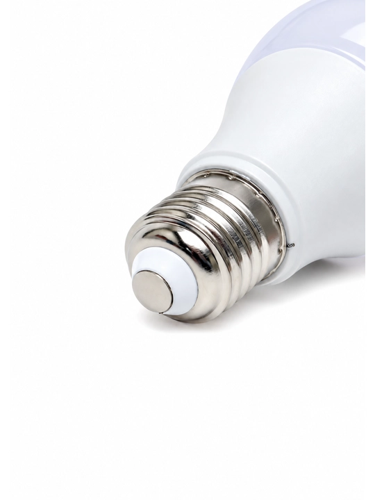 E27 LED lampa 5W–50W, 6500K, sovuq oq yorug‘lik, 90% gacha energiya tejamkor
