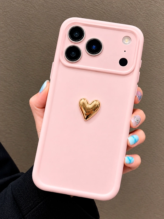 IPhone 17 Pro va 17 Pro Max uchun yurak shaklidagi g'ilof