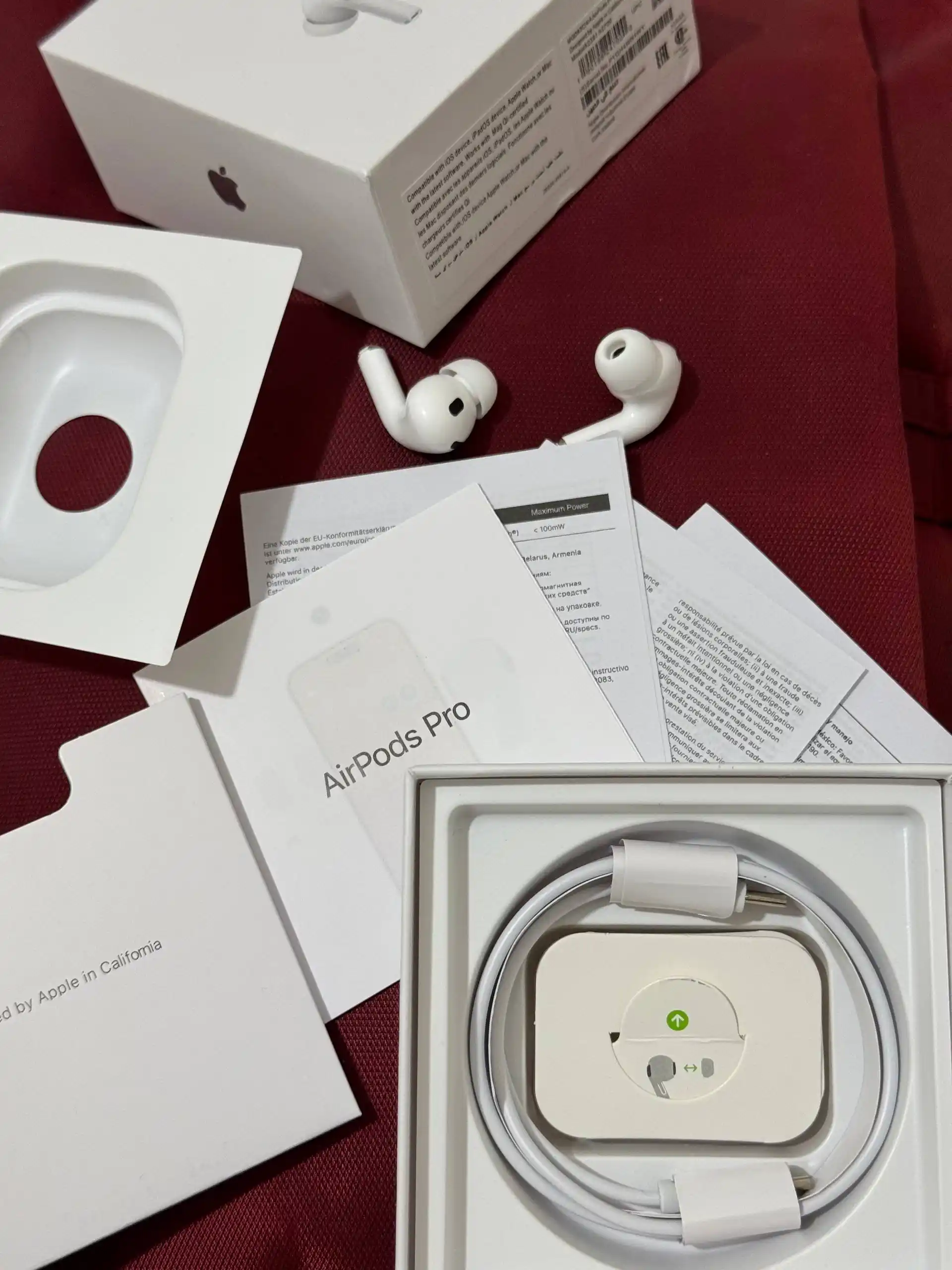 Simsiz quloqchinlar Pro 2 ANC full funksiyali bluetooth naushnik iPhone va Android uchun
