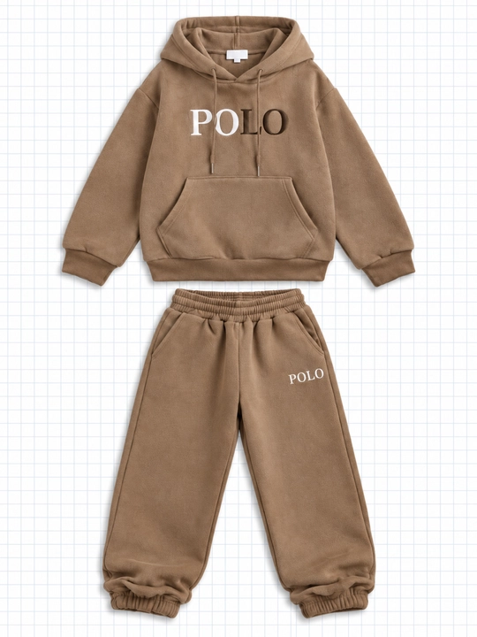 O‘g‘il bolalar uchun POLO sport kostyumi, hudili va shimli komplekt