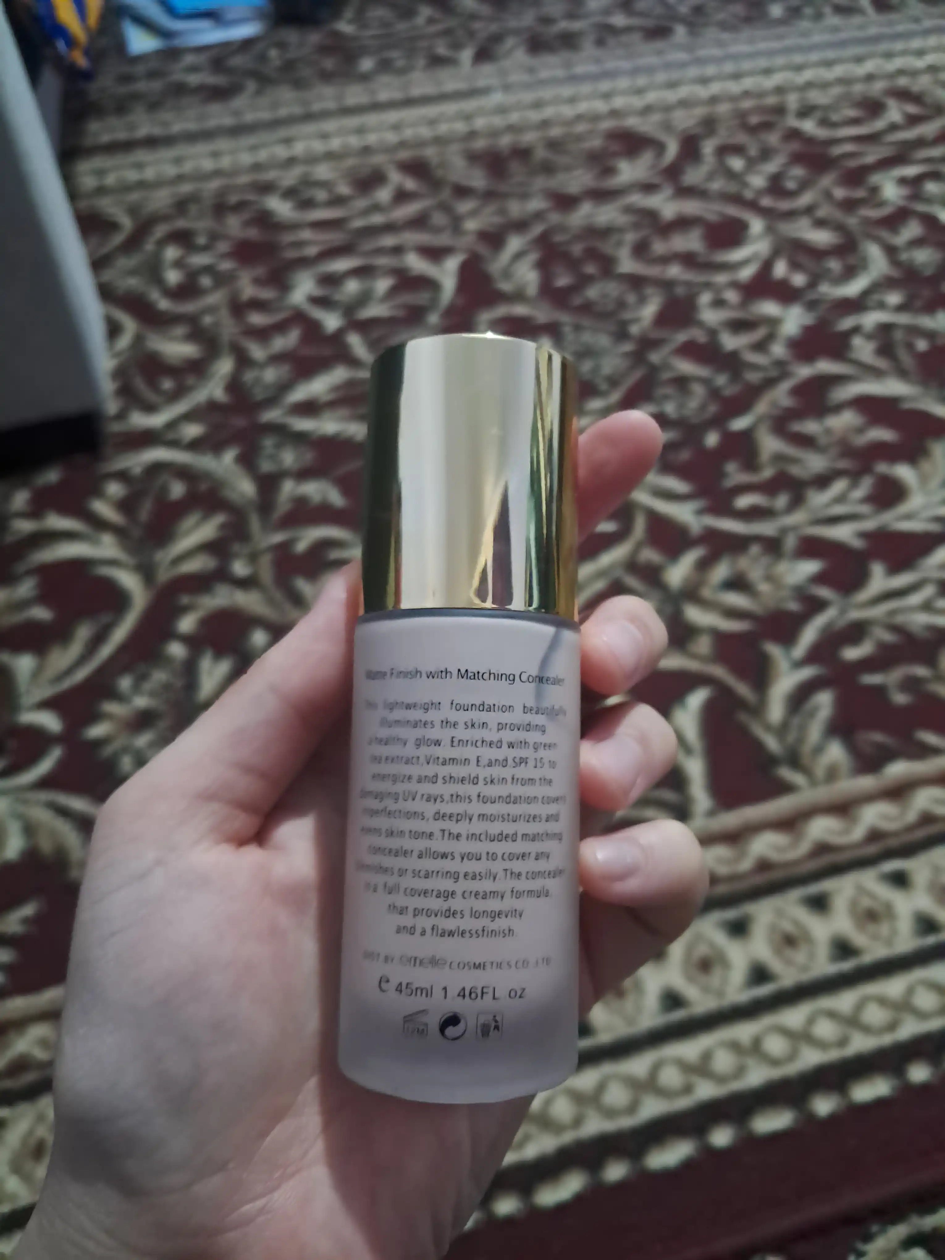 Emelie тональный крем для лица SPF 25, увлажняющий, матовый тон 01 и 02, 45 мл