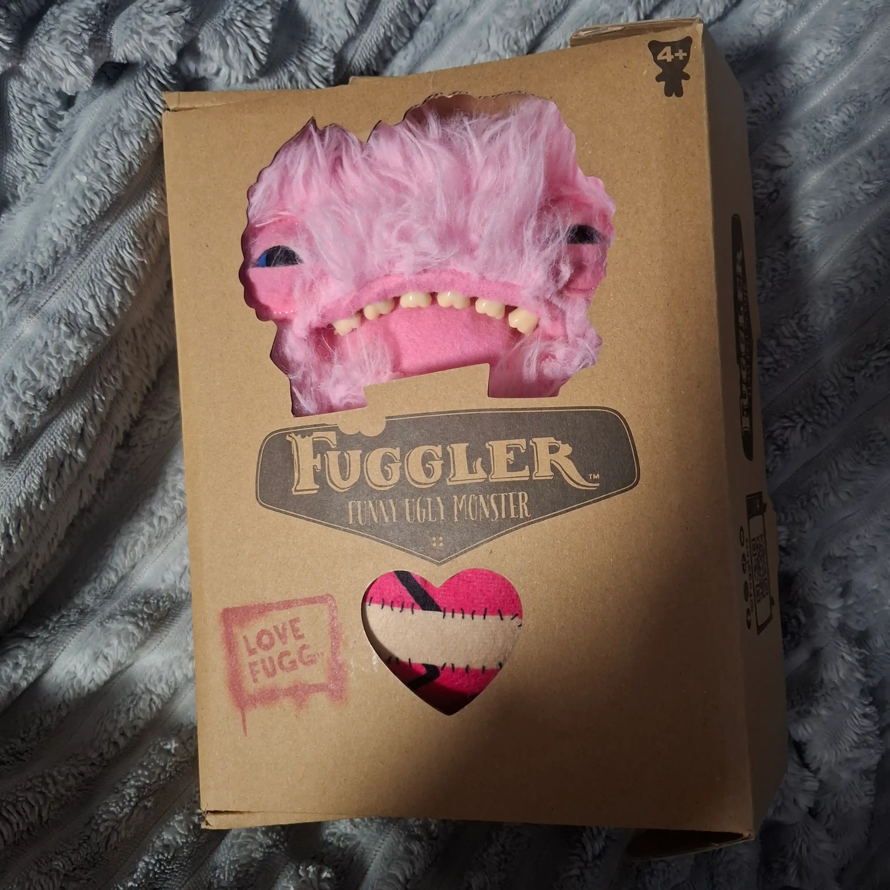 Мягкая игрушка Fuggler, плюшевый монстр с зубами, коллекционная, 21–25 см