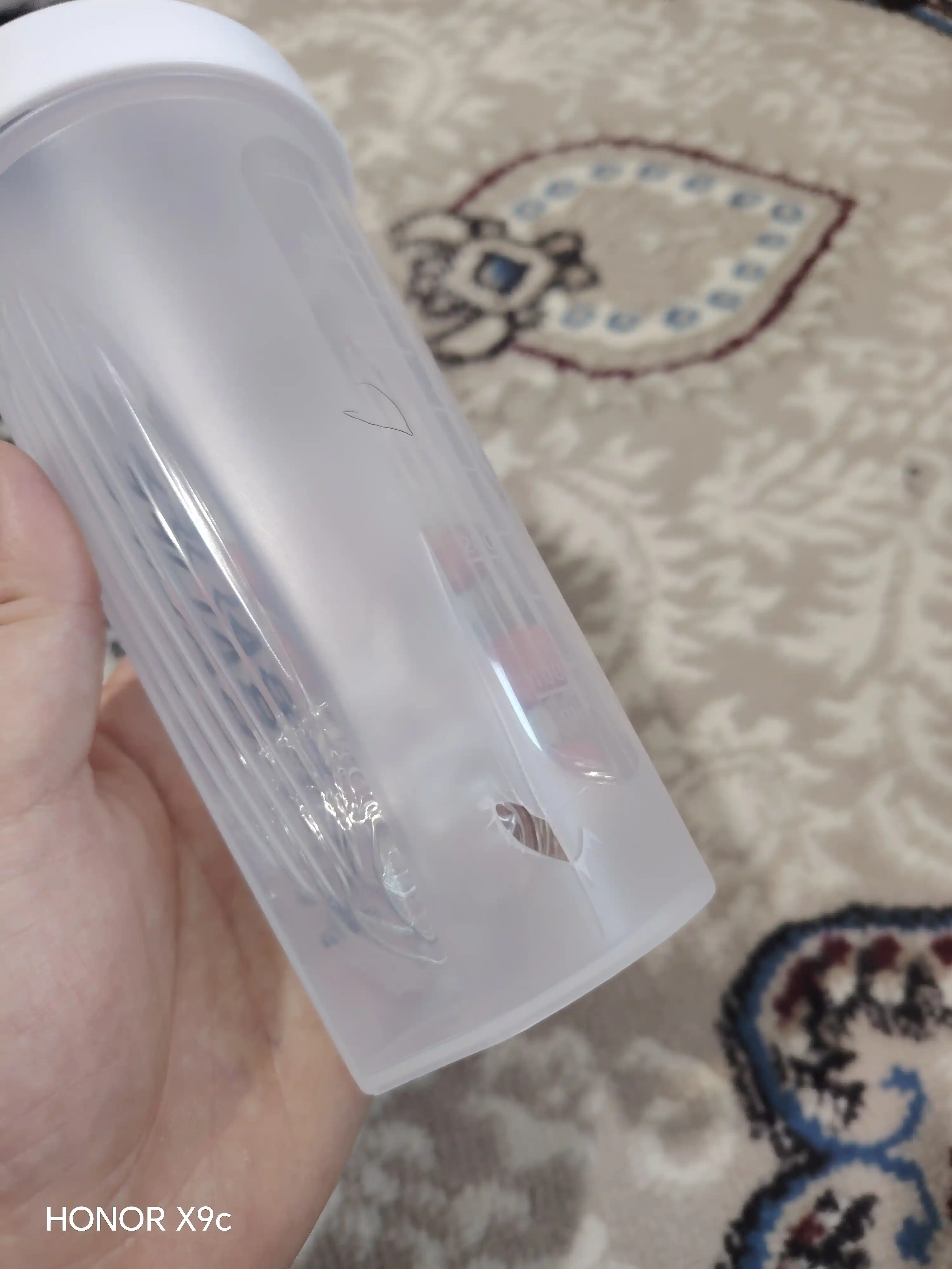 Sheyker sport uchun idish, 500 / 600 ml