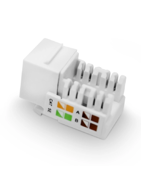 Keystone Jack SHIP moduli M245, RJ-45, Cat.5e, UTP, 8P8C, ekranlanmagan