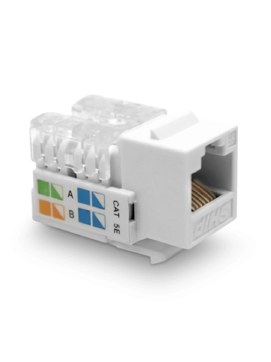 Keystone Jack SHIP moduli M245, RJ-45, Cat.5e, UTP, 8P8C, ekranlanmagan - 
