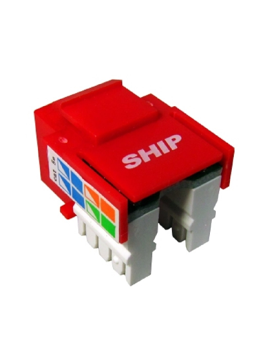 Keystone Jack SHIP moduli M245, RJ-45, Cat.5e, UTP, 8P8C, ekranlanmagan