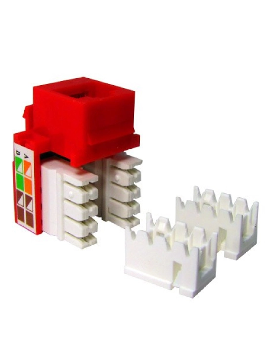 Keystone Jack SHIP moduli M245, RJ-45, Cat.5e, UTP, 8P8C, ekranlanmagan