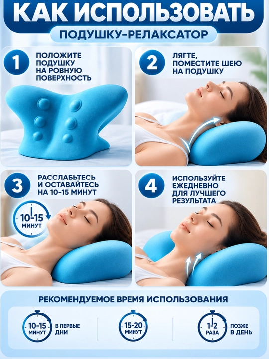 Bo‘yin uchun ortopedik yostiq