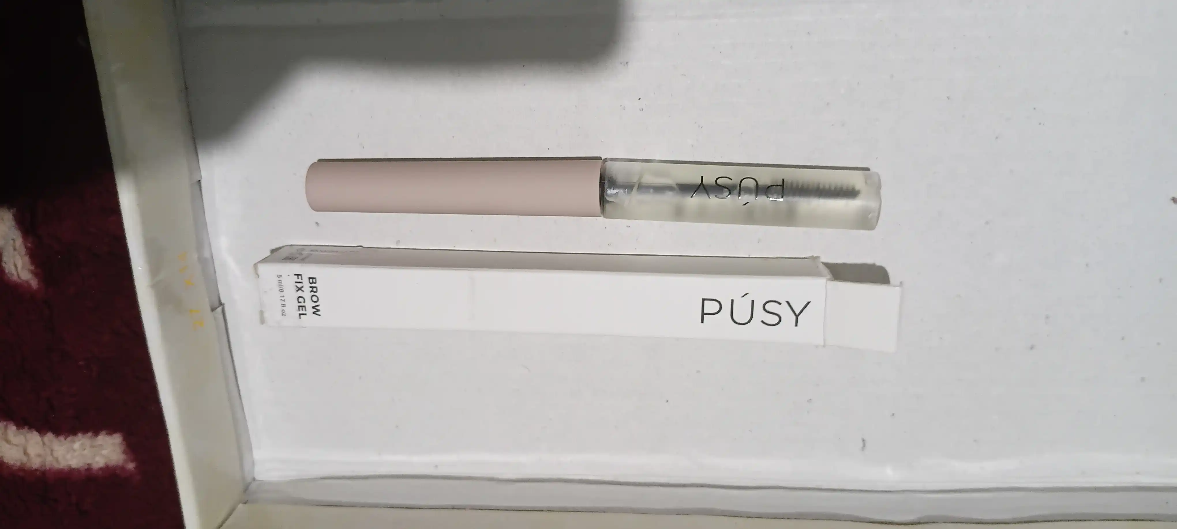 Гель для укладки бровей, pusy фиксатор для бровей, бесцветный, стойкость 24 часа