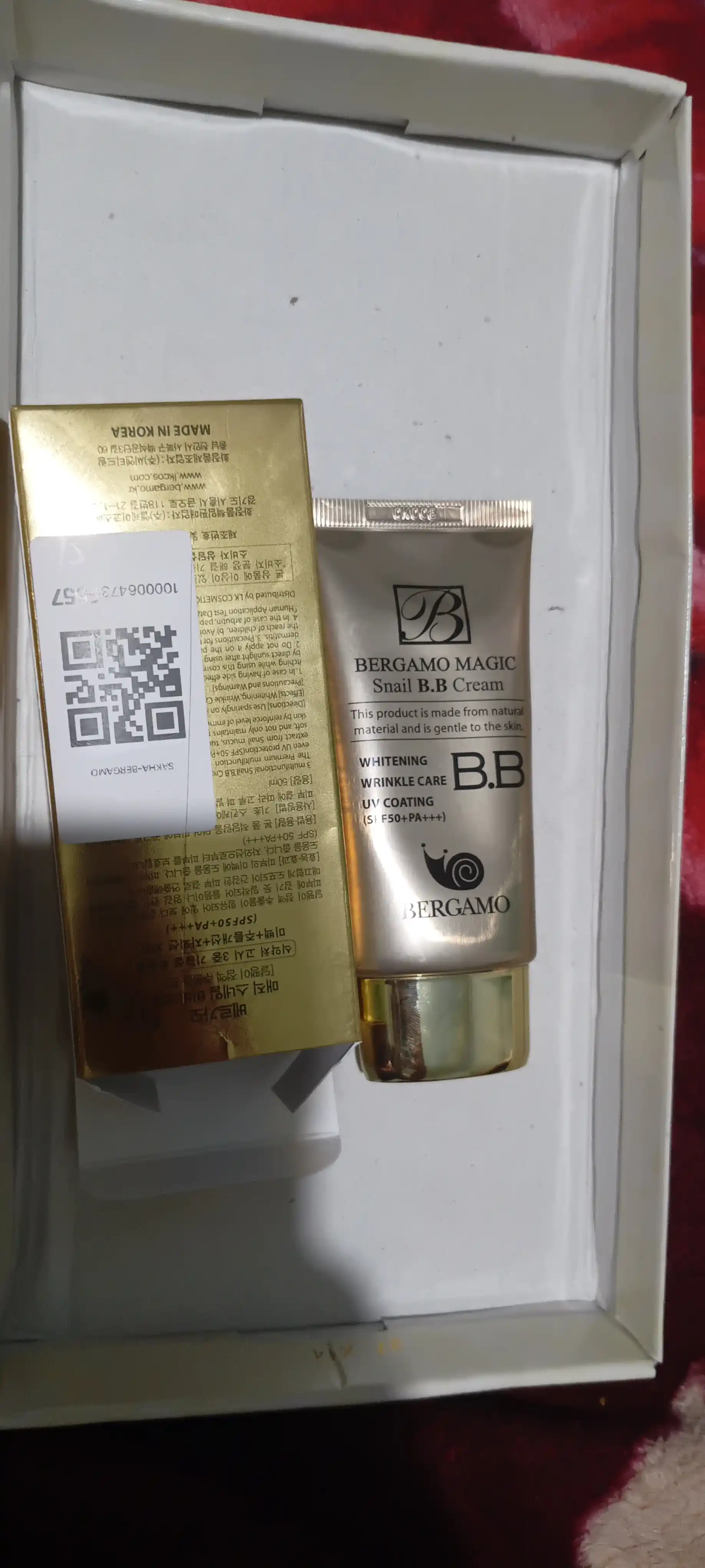 Уuz tonal kremi, Bergamo BB, SPF, matlashtiruvchi va namlantiruvchi, 50 ml