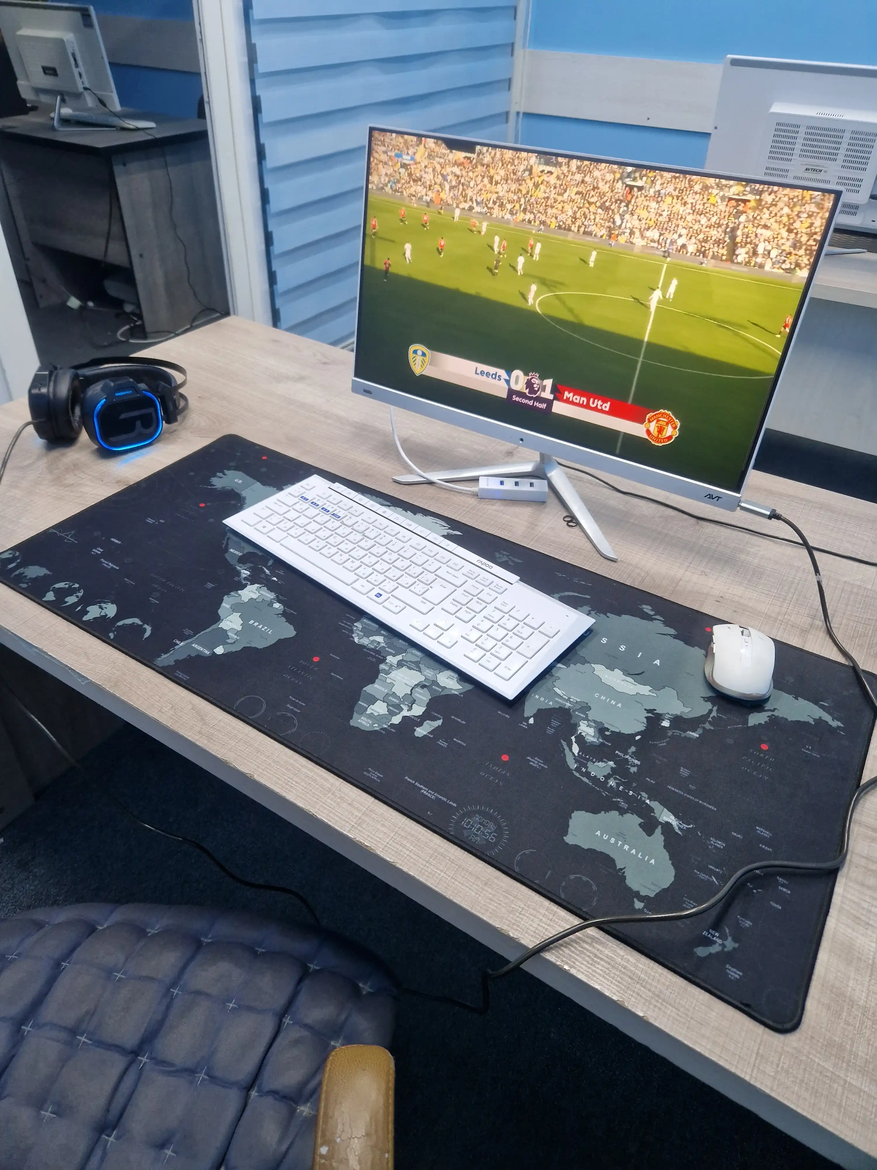 Игровой - офисный коврик для мыши, большой mouse pad, размер 90 × 40 × 3