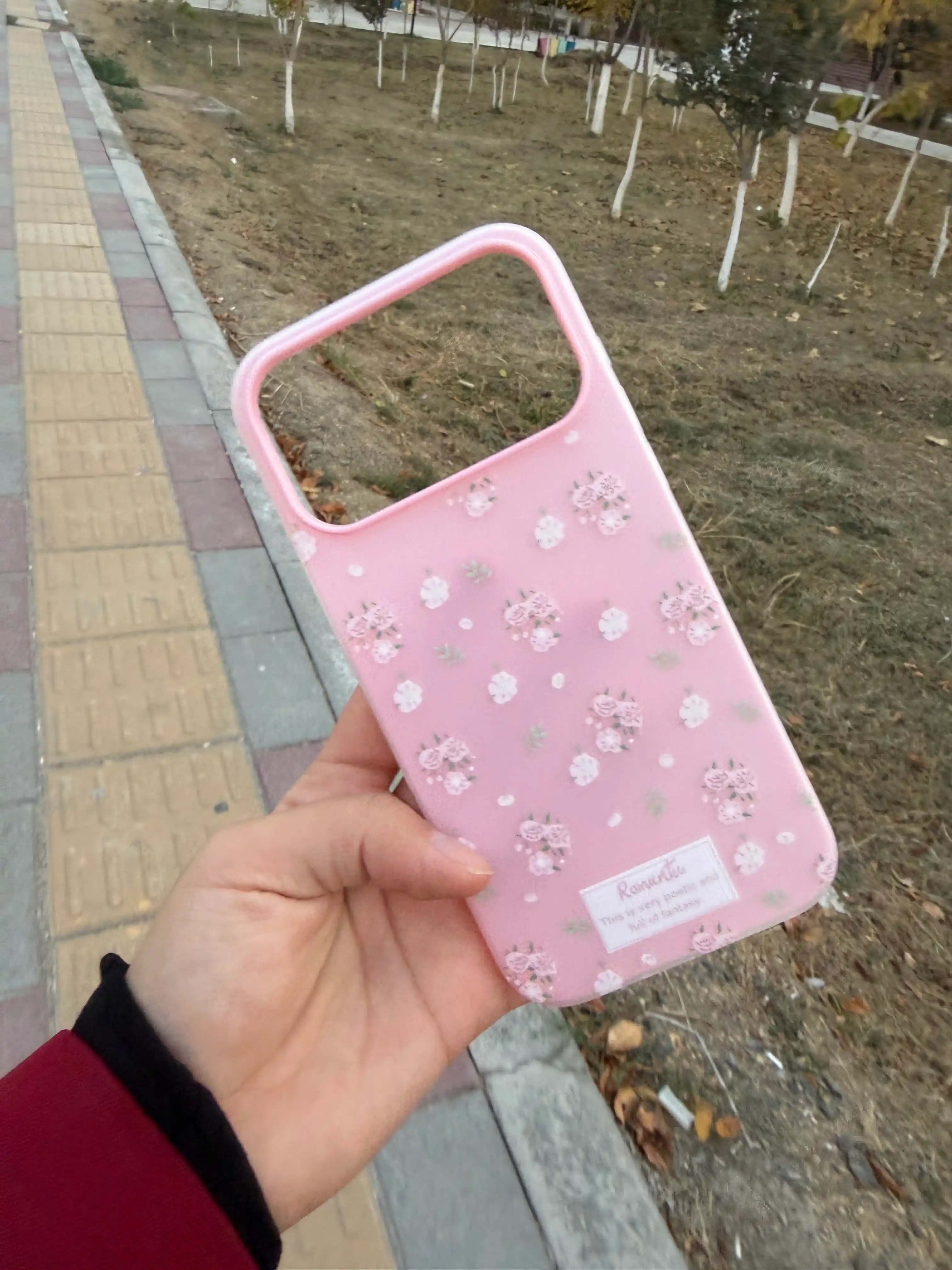 Чехол для iPhone 11, 12, 13, 14, 15, 16, 17, Pro, Pro Max – Romantic с цветами