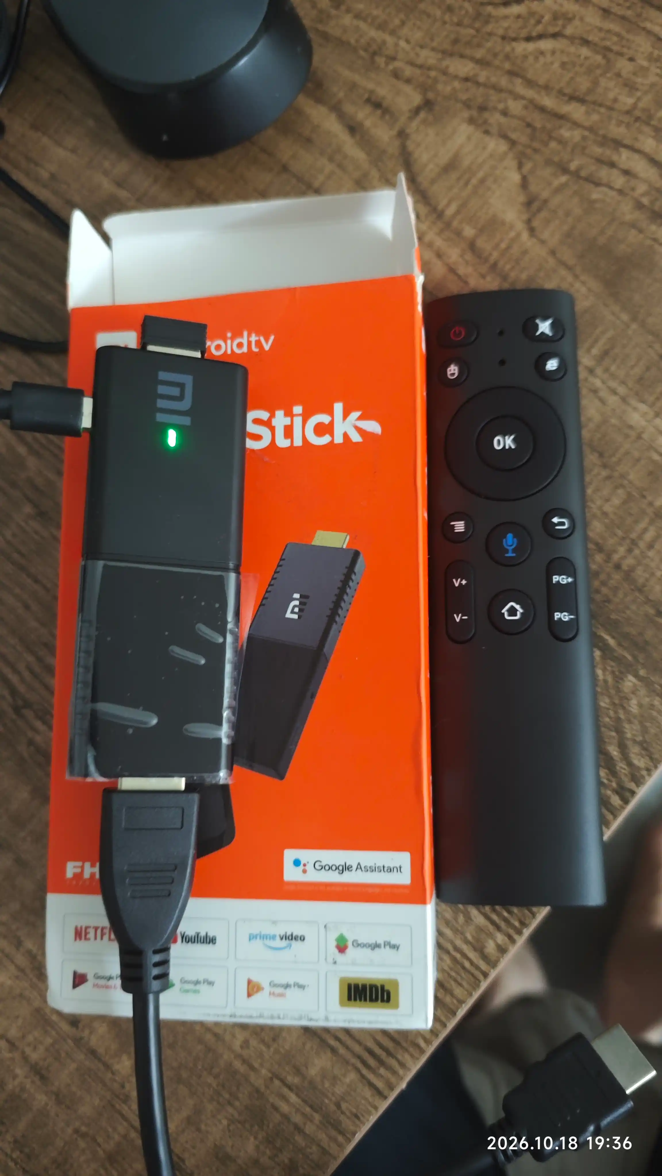 Har qanday Xiaomi Mi televizoriga Smart TV ulash uchun TV pristavka, TV Stick Global