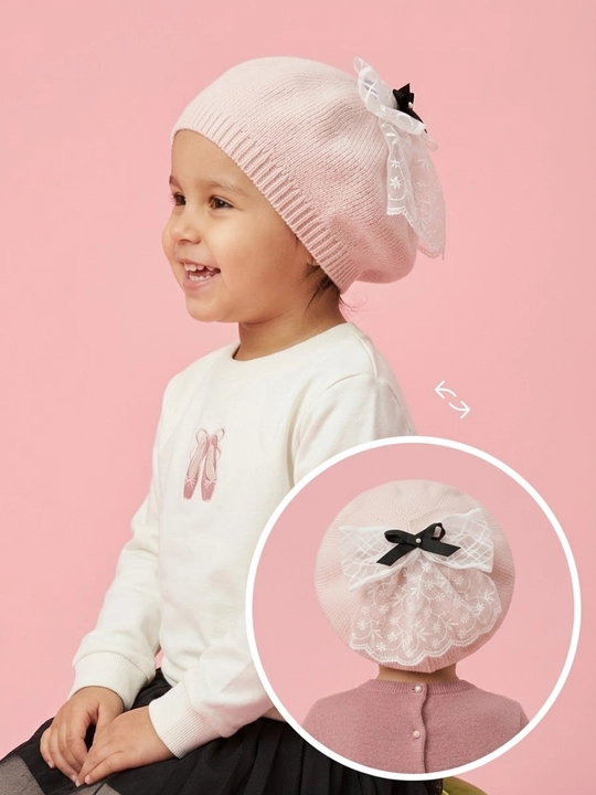 Беретки для девочек, 2-6 лет - 