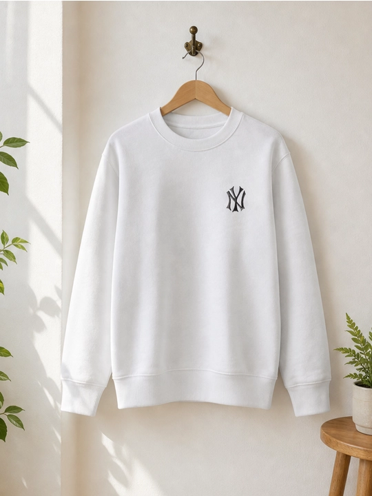 Ayollar uchun monogramma printli oversayz svitshot, bahor va kuzga mos