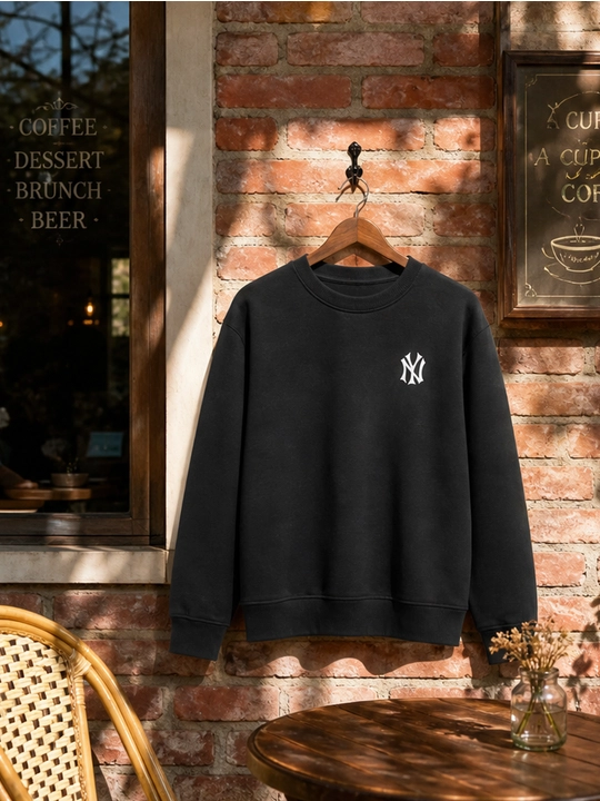Ayollar uchun monogramma printli oversayz svitshot, bahor va kuzga mos