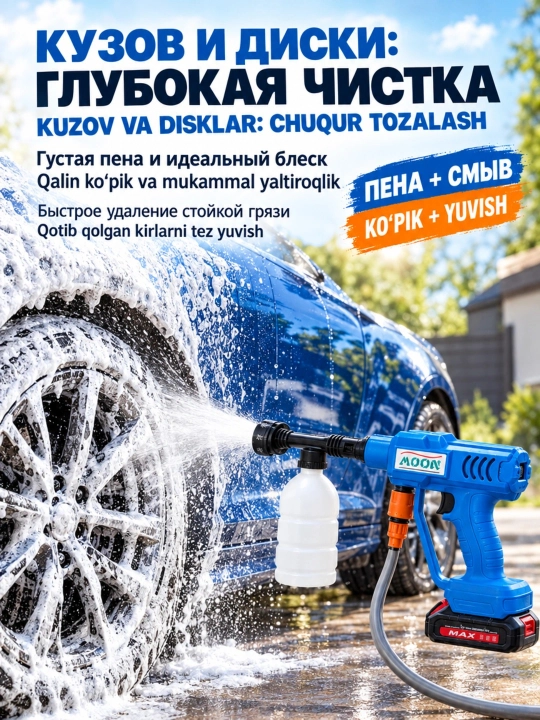 Мойка высокого давления, карчер, автомойка 48V