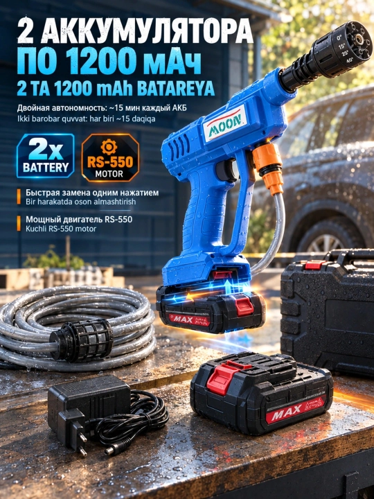 Мойка высокого давления, карчер, автомойка 48V