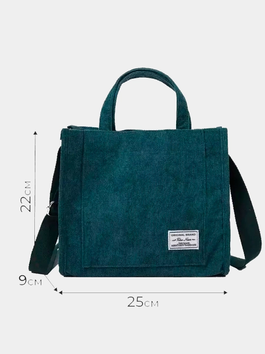 Ayollar uchun shopper sumkasi, yelkadan, velvetli