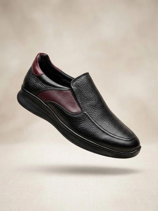Erkaklar poyabzali,lofer,komfort,slip-on,tabiiy teridan mexli qishki - 