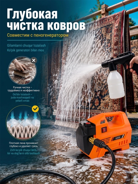 Мойка высокого давления BosimPro автомойка,M7 - 2200W — устройство для мойки автомобилей