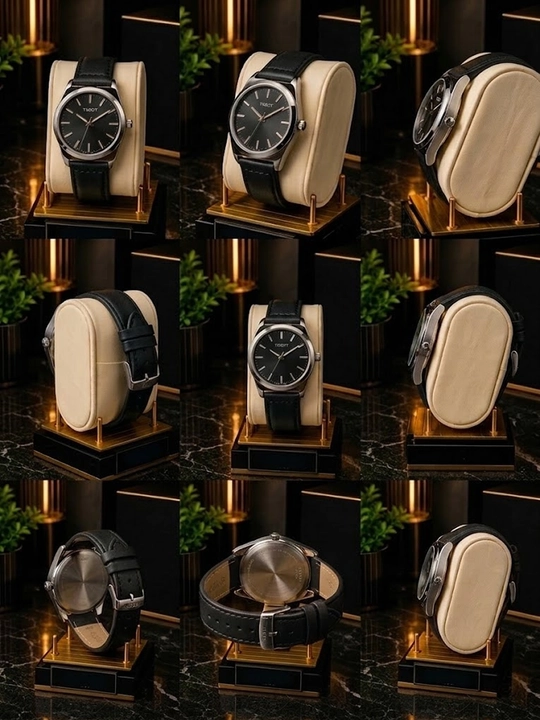 Erkaklar qo‘l soati, kvarts mexanizmli, charm remeshok, klassik dizayn, 40 mm