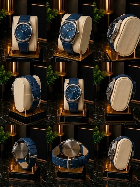 Erkaklar qo‘l soati, kvarts mexanizmli, charm remeshok, klassik dizayn, 40 mm